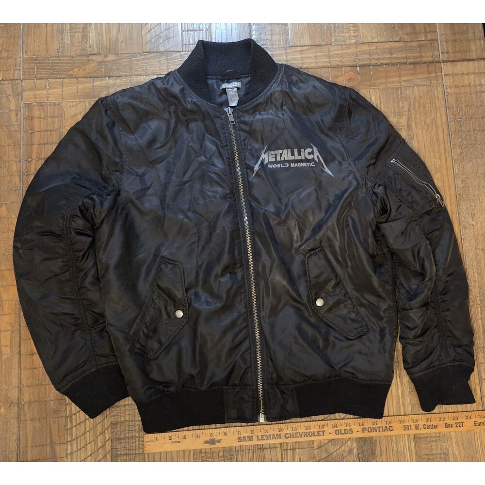 Divided Metallica World Magnetic tour bomber Jacket Size L